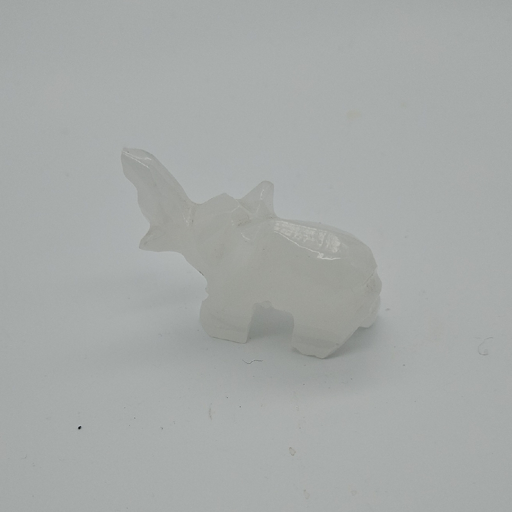 Vintage Cream Elephant Figurine